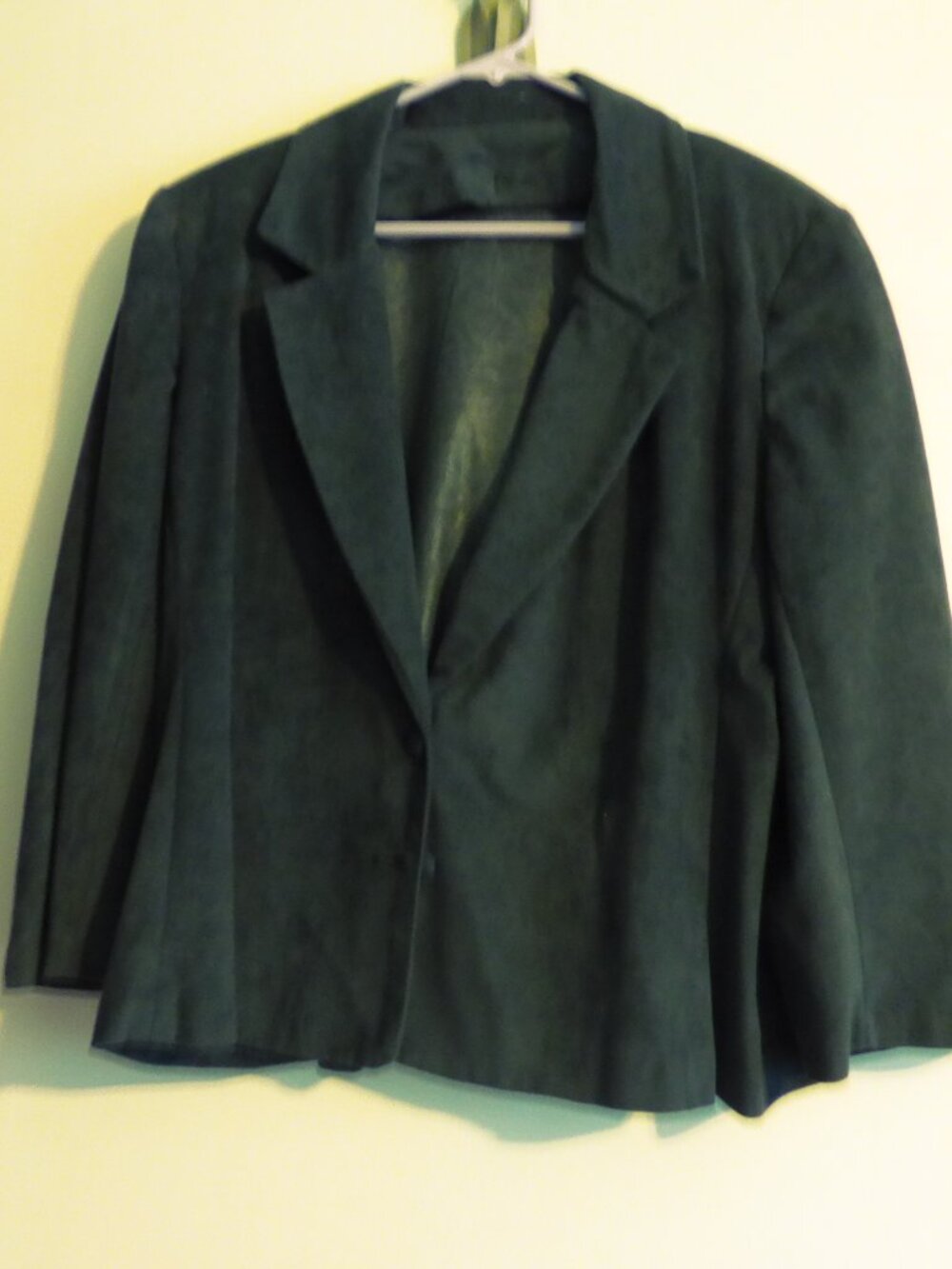 custom made women's 3 piece professional business suit dark gray size Large